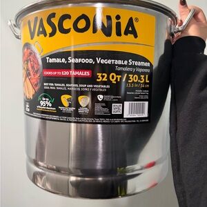 Vasconia Tamale Seafood Vegetable Steamer 32 Qt